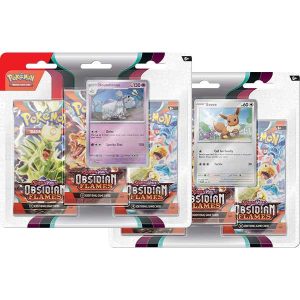 Pokémon TCG: Scarlet & Violet 3 Obsidian Flames 3-Pack - Unleash Power in Triplicate
