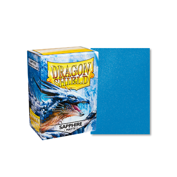 Dragon Shield Matte Card Sleeves - Sapphire Matte - Image 3