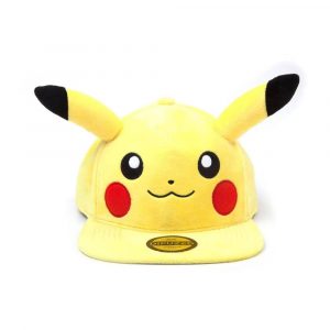 Pokemon Plush Snapback Cap Embarrassed Pikachu 1