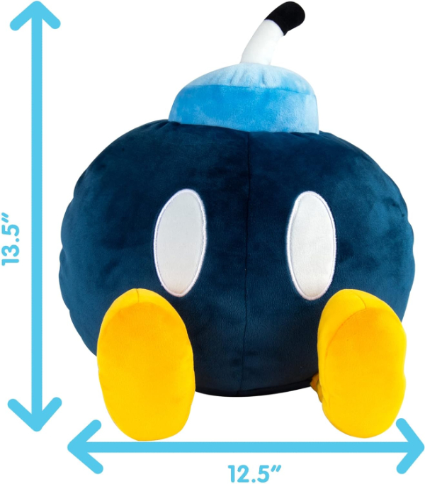 Club Mocchi Mocchi Super Mario Bob-omb Mega Plush - Image 4