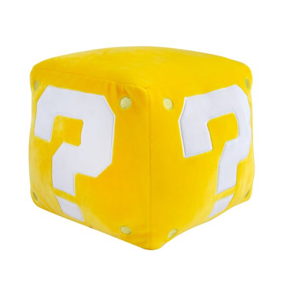 Club Mocchi Mocchi Super Mario Question Block Mega Plush