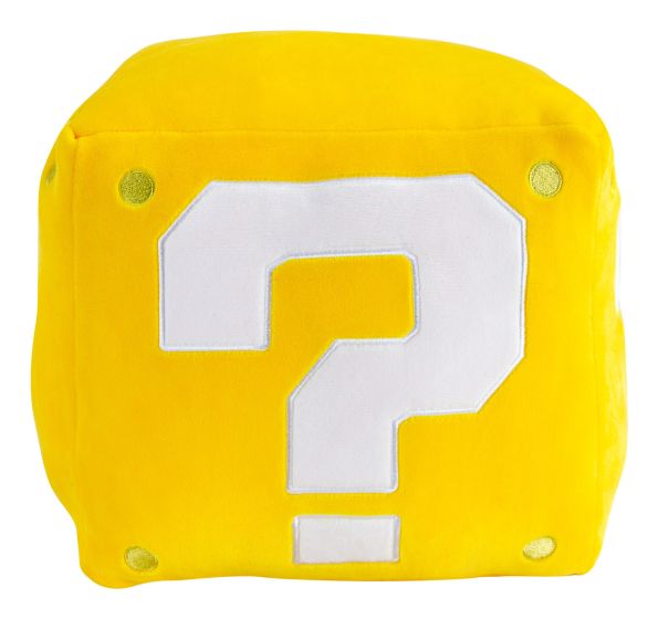 Club Mocchi Mocchi Super Mario Question Block Mega Plush - Image 5