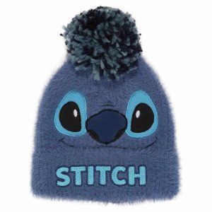 Disney Lilo And Stitch - Stitch Fluffy Pom Pom Beanie