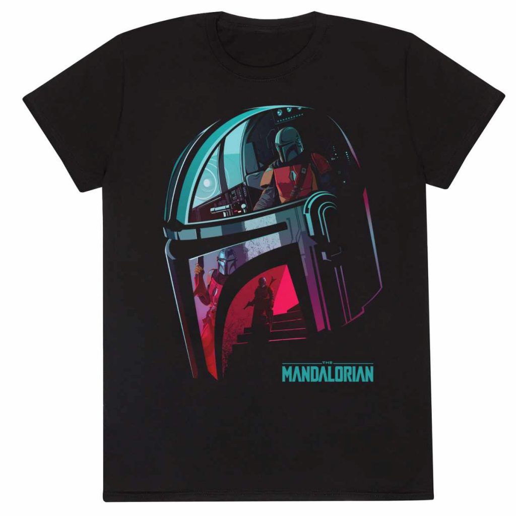Star Wars: Mandalorian - Helmet Reflection T-Shirt