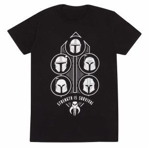 Star Wars: Mandalorian - Strength Is Survival T-Shirt