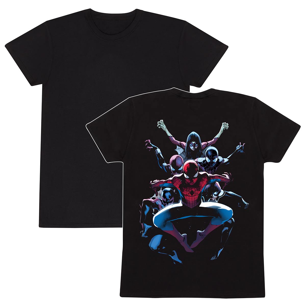 Marvel Comics Spiderman - Spiderverse Back T-Shirt