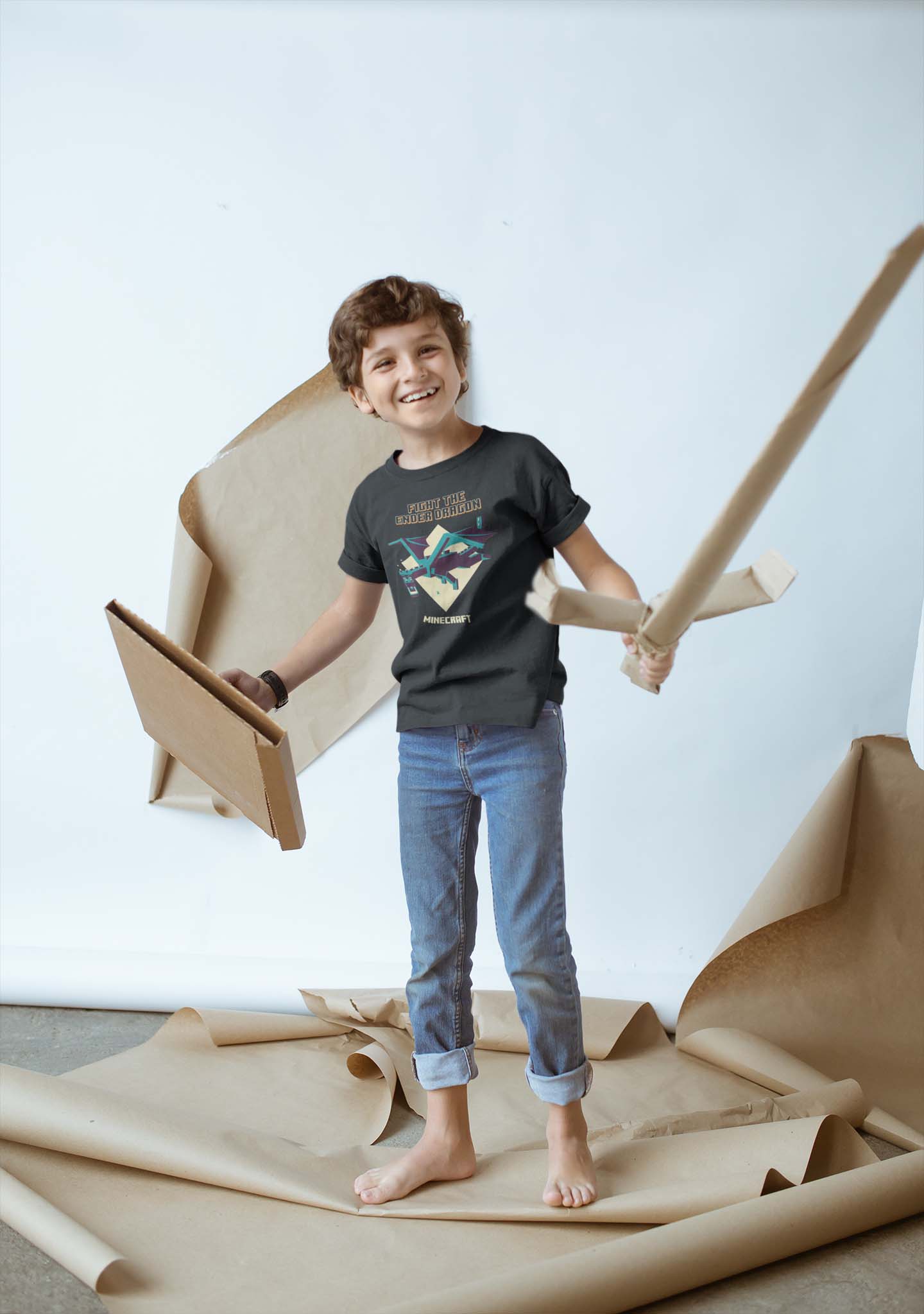 Minecraft - Ender Dragon Kids T-Shirt - Image 2