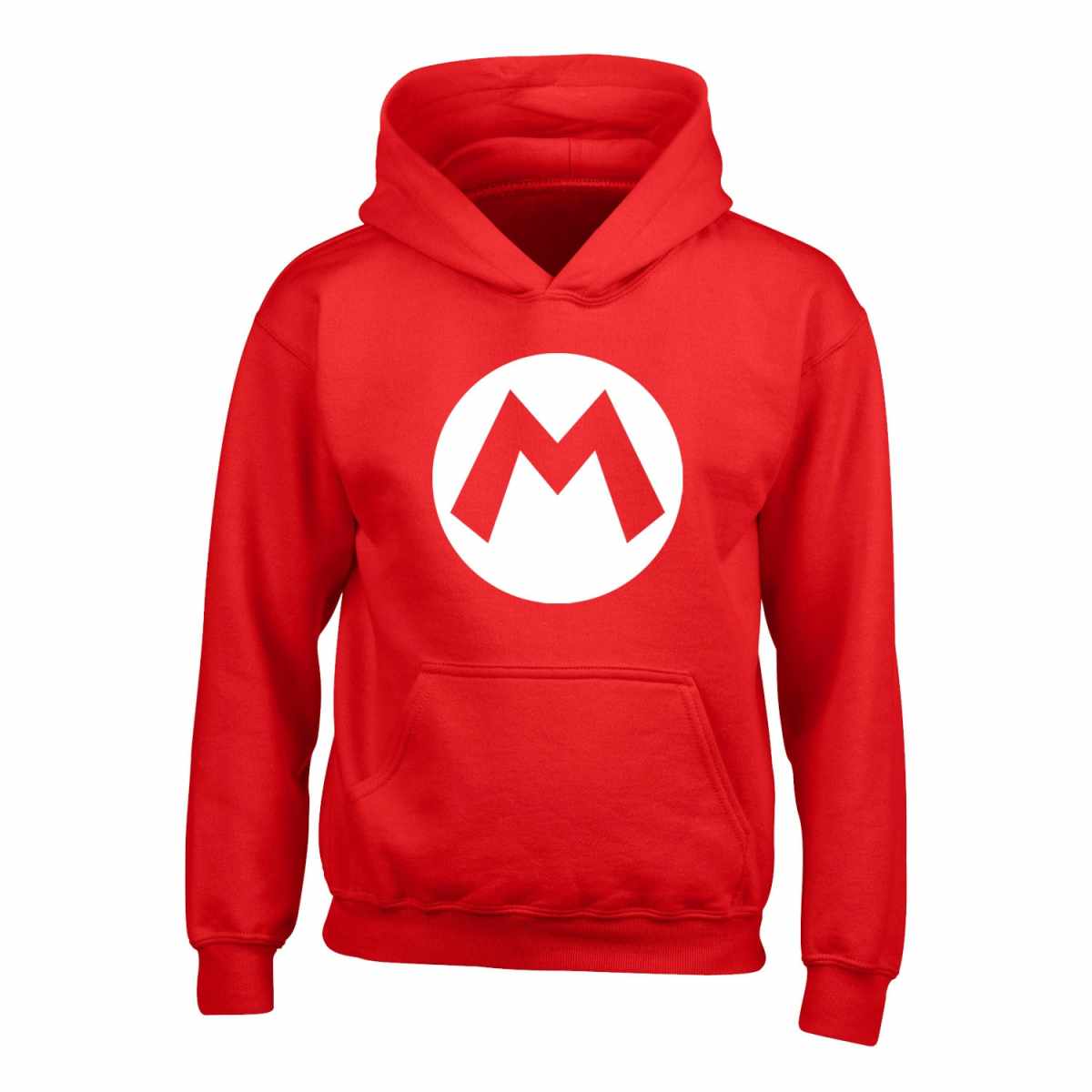 Super Mario Mario Badge Kids Hoodie