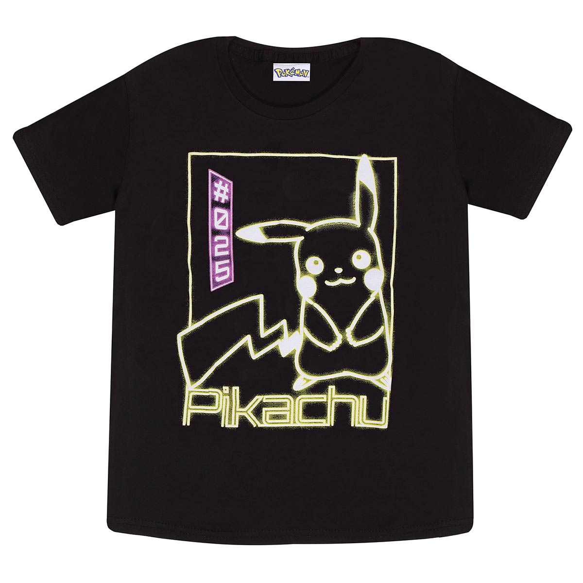 Pokémon - Pikachu Neon Kids T-Shirt