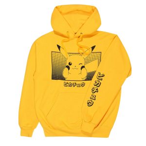 Pokémon Pikachu Katakana Pullover Hoodie