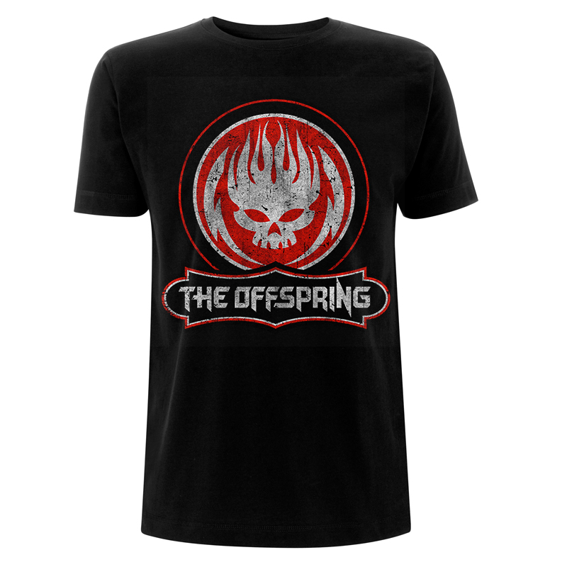 Offspring, The - Distressed Skull T-Shirt
