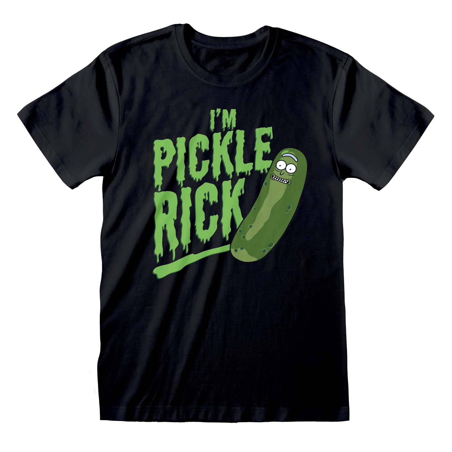 RickAndMorty PickleRick UnisexBlackTee 1
