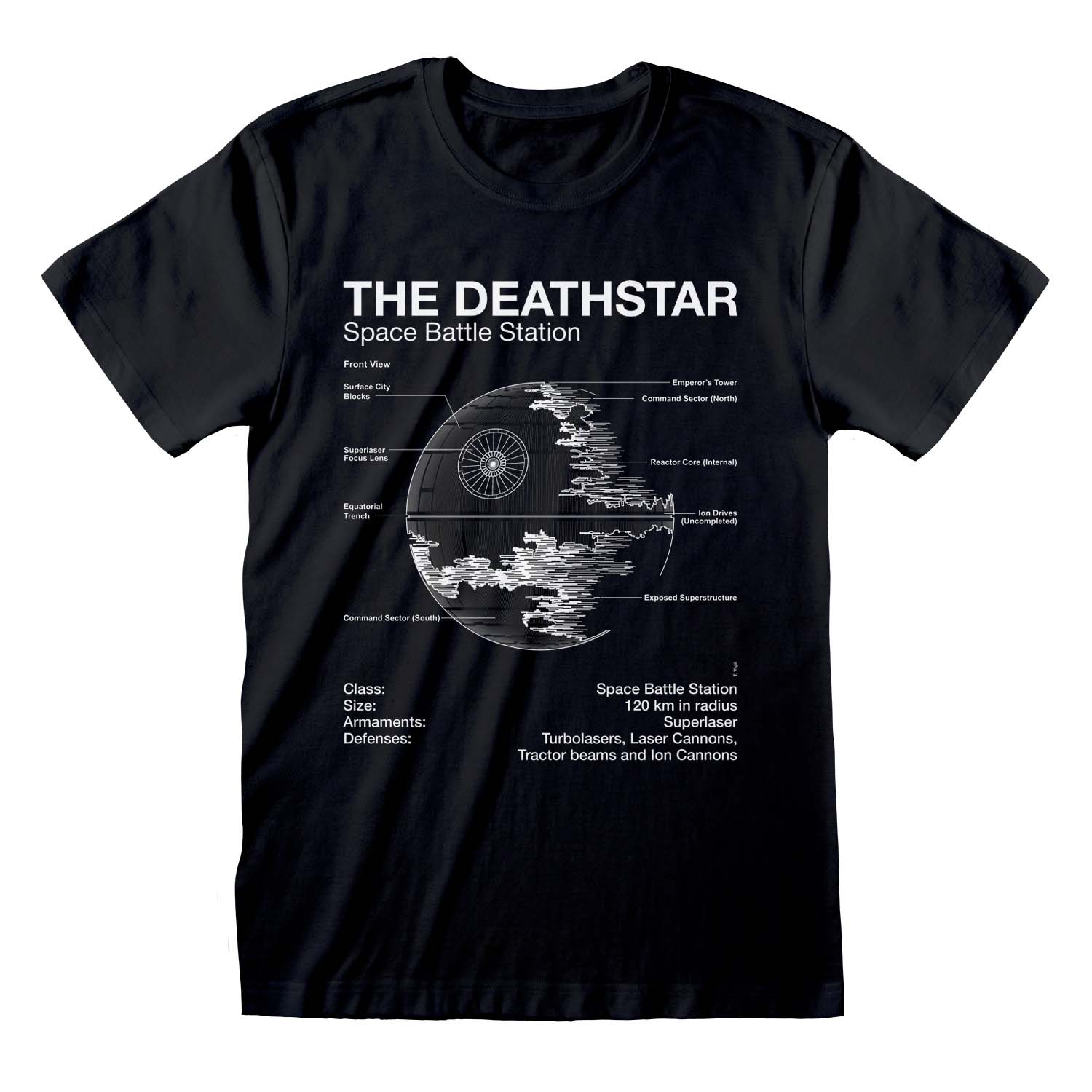 Star Wars - Death Star Sketch T-Shirt