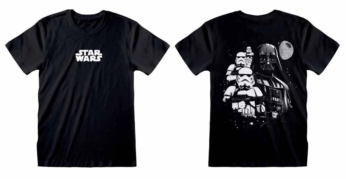 Explore the rich tapestry of the Star Wars universe with our Star Wars – Collage (T-Shirt), a captivating homage to the iconic characters and moments that define this beloved saga. This t-shirt seamlessly blends nostalgia with modern style, making it a must-have for fans of all ages.