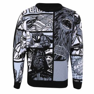 Immerse yourself in the captivating blend of Star Wars and Manga with our exclusive Star Wars – Manga Panels Blue (Knitted) scarf. Designed for fans who appreciate the artistry of both worlds, this scarf is a stylish and functional tribute to the iconic saga.