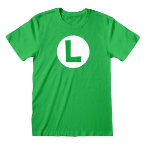 Nintendo Super Mario - Luigi Badge T-Shirt