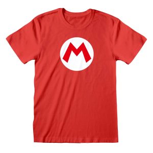 Nintendo Super Mario - Mario Badge T-Shirt