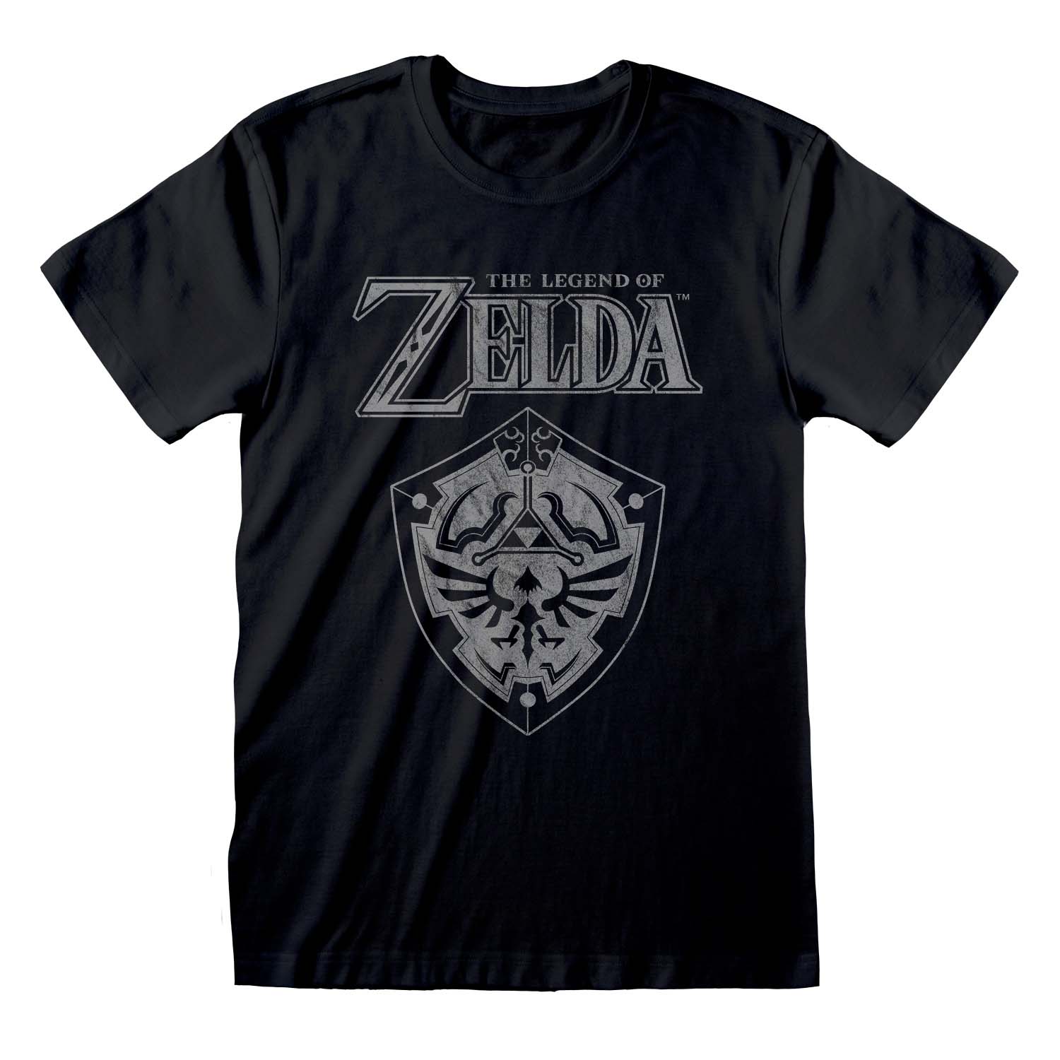 Nintendo Legend of Zelda - Distressed Shield T-Shirt
