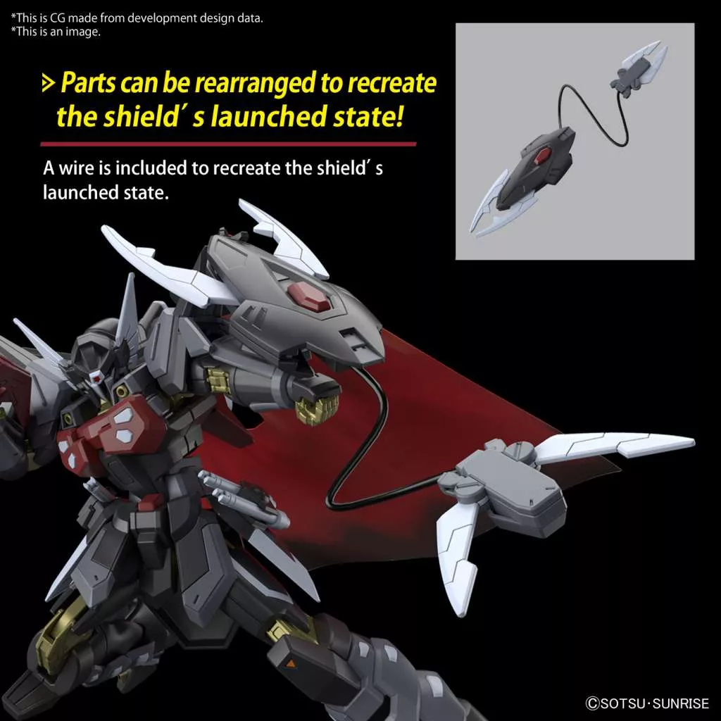 HG 1/144 Black Knight Squad Shi Ve A Model Kit - Image 6