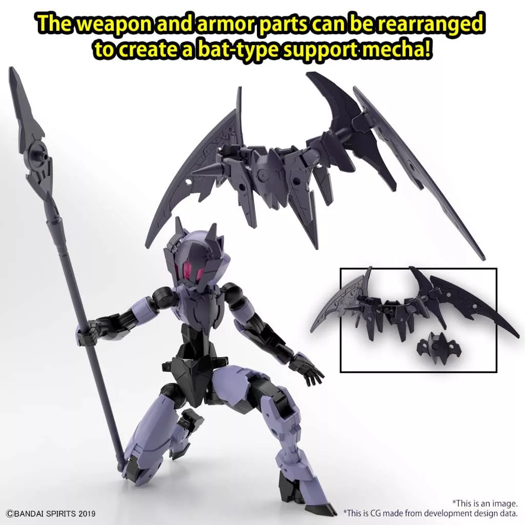 30MM 1/144 EXM-E7R Spinatia (reaper Type) Model Kit - Image 8