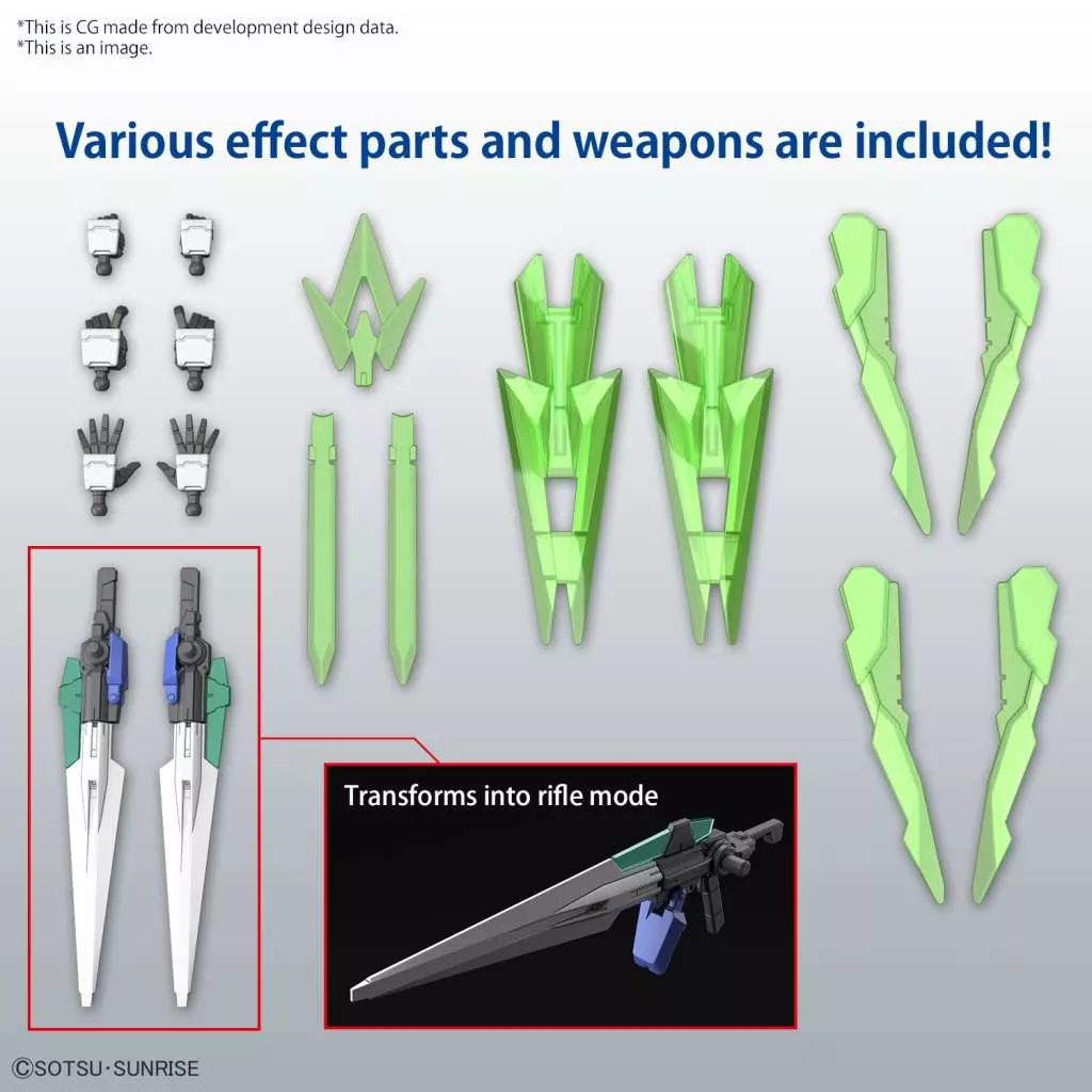 HG 1/144 Gundam 00 Diver Arc Model Kit - Image 3