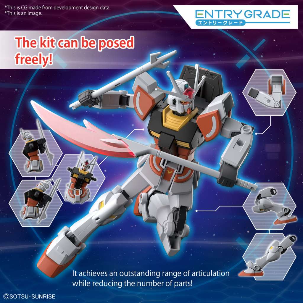 EG 1/144 Gundam Lah Model Kit - Image 5