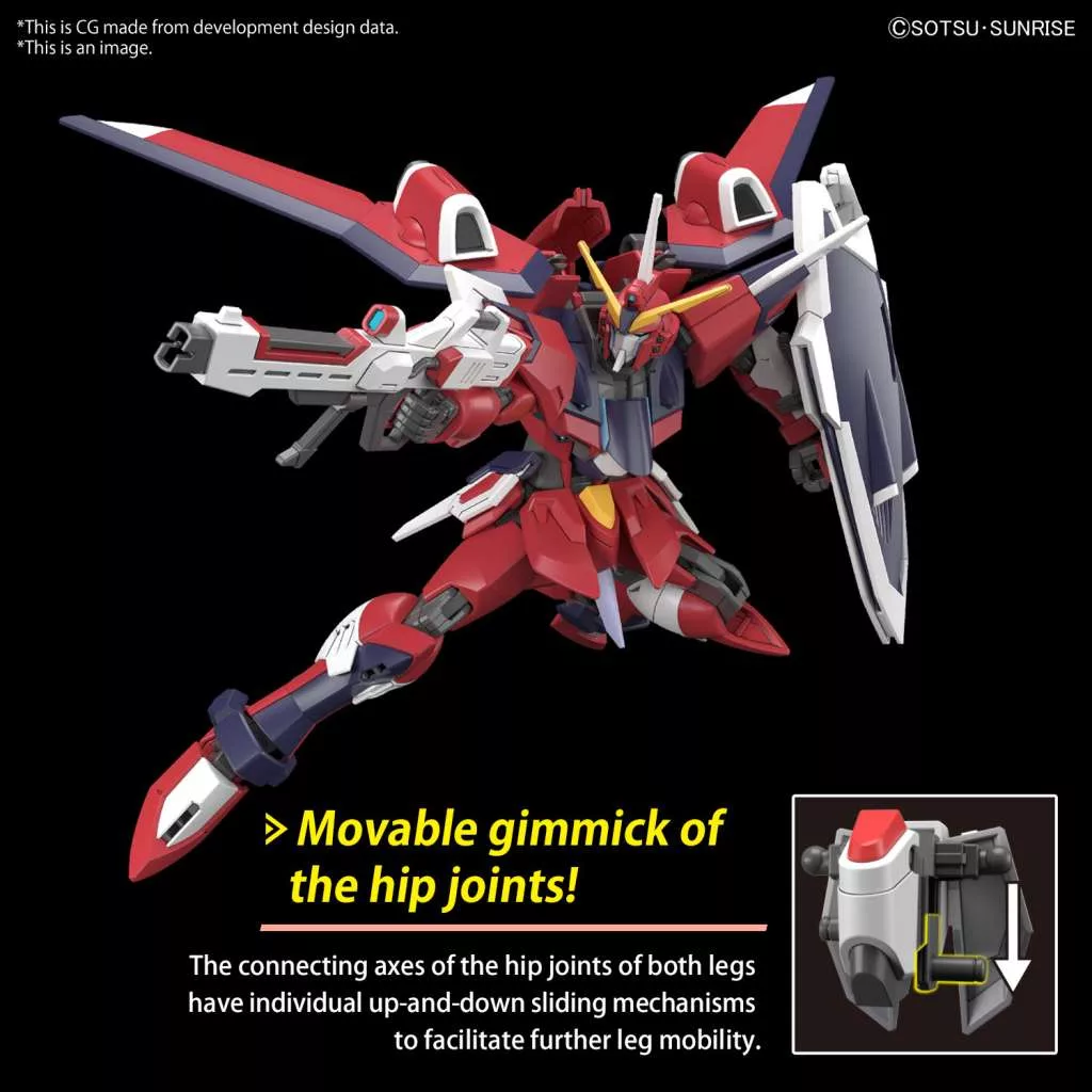 HG 1/144 Gundam Immortal Justice Model Kit - Image 8