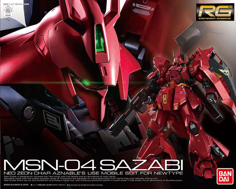 RG 1/144 Sazabi Model Kit