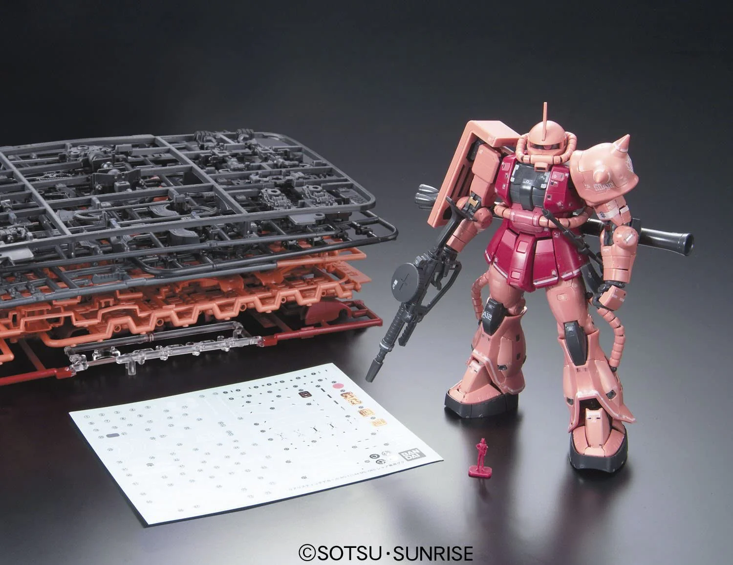 RG Zaku II MS-06s 1/144 Model Kit - Image 3