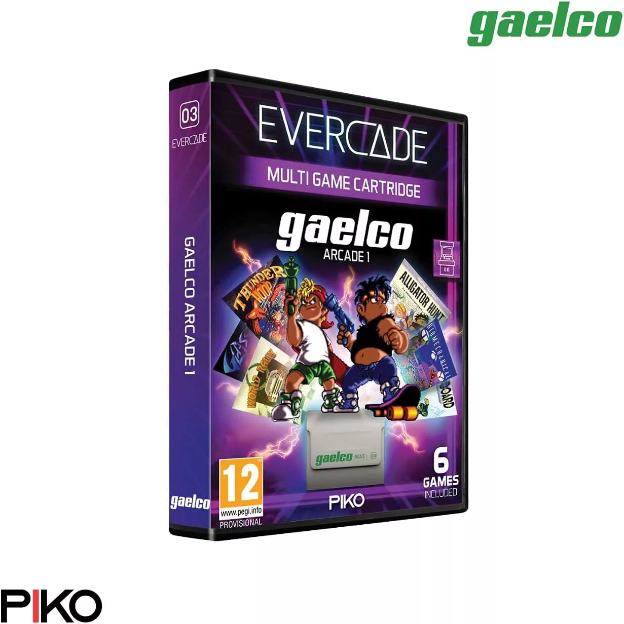 Evercade Gaelco (Piko) Arcade Cartridge 1