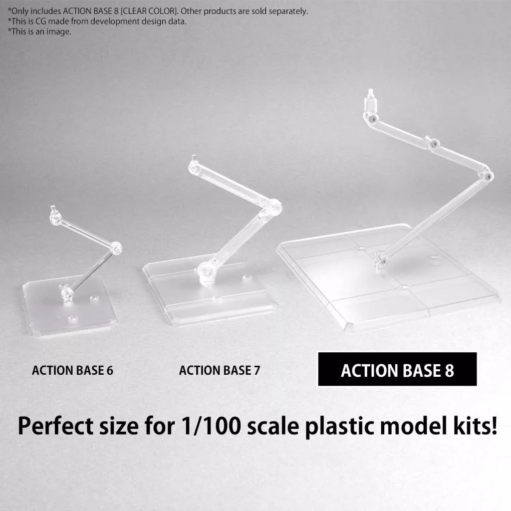 Action Base 8 Clear Color (gunpla Display Stand) - Image 3