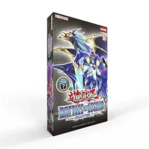 Battles of Legend: Chapter 1 is a Yu-Gi-Oh! collector’s set featuring reprints of powerful cards from past Battles of Legend releases, including Light’s Revenge, Relentless Revenge, Hero’s Revenge, and Armageddon. Each box includes a Secret Rare, six Ultra Rares, 30 Commons, and one of six collectible dice, making it perfect for players and collectors alike.