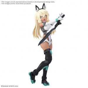 Customize, pose, and build your own character with the 30MS SIS-H00 Sestieh [Color C] model kit! Featuring color-separated parts, optional faceplates, and great articulation — no glue or paint required.