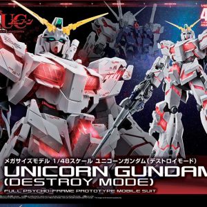 Mega Size Gundam Unicorn Destroy 1/48 Model Kit