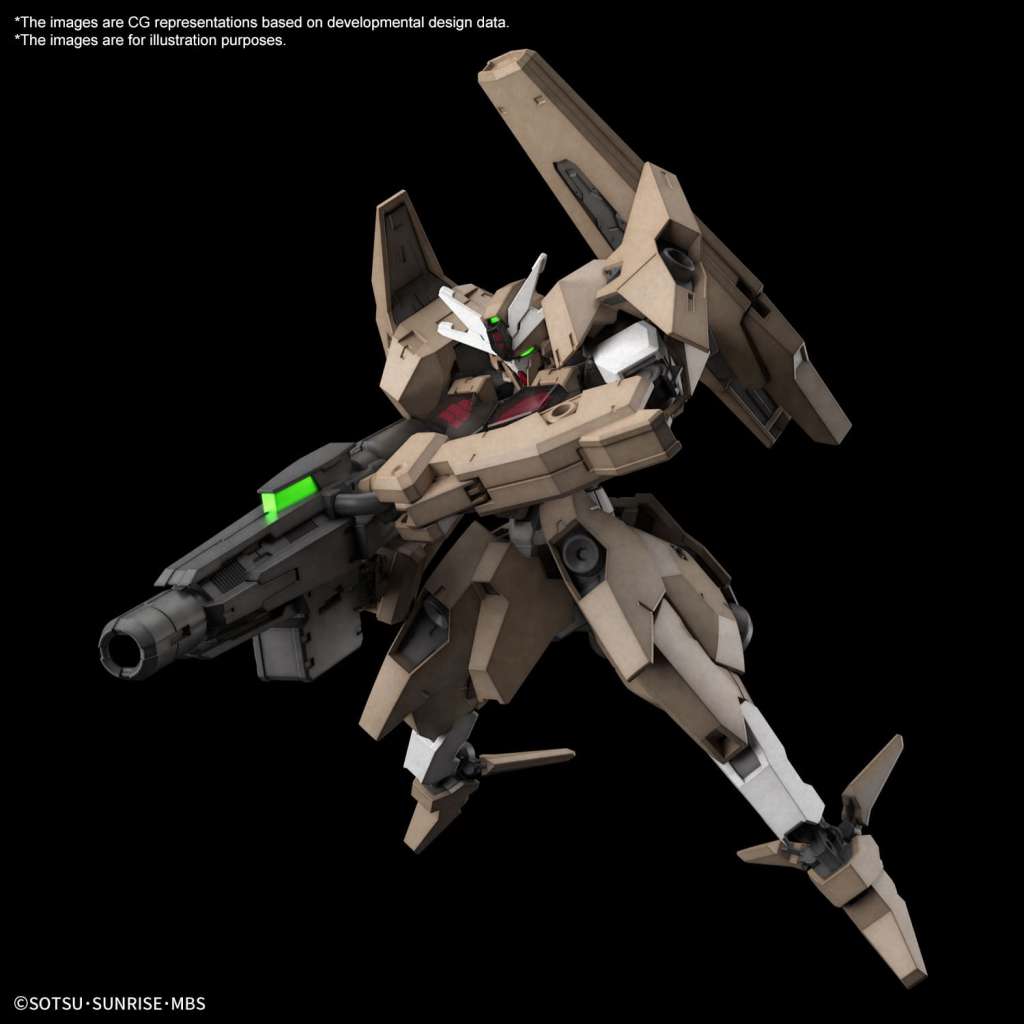 The HG 1/144 Gundam Lfrith Thorn from Mobile Suit Gundam: The Witch from Mercury features a unique design with a large backpack, exclusive weaponry, and dynamic articulation. Ideal for fans seeking a distinctive addition to their Gunpla collection.