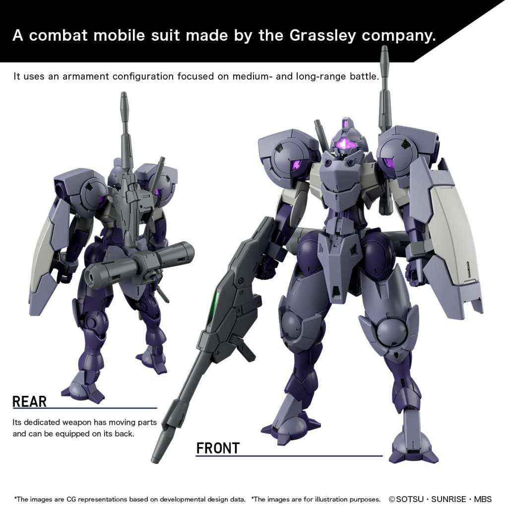 HG 1/144 Heindree Sturm Model Kit - Image 2