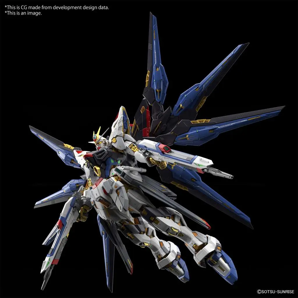 MGEX 1/100 Strike Freedom Gundam Model Kit (master Grade Extreme) - Image 7