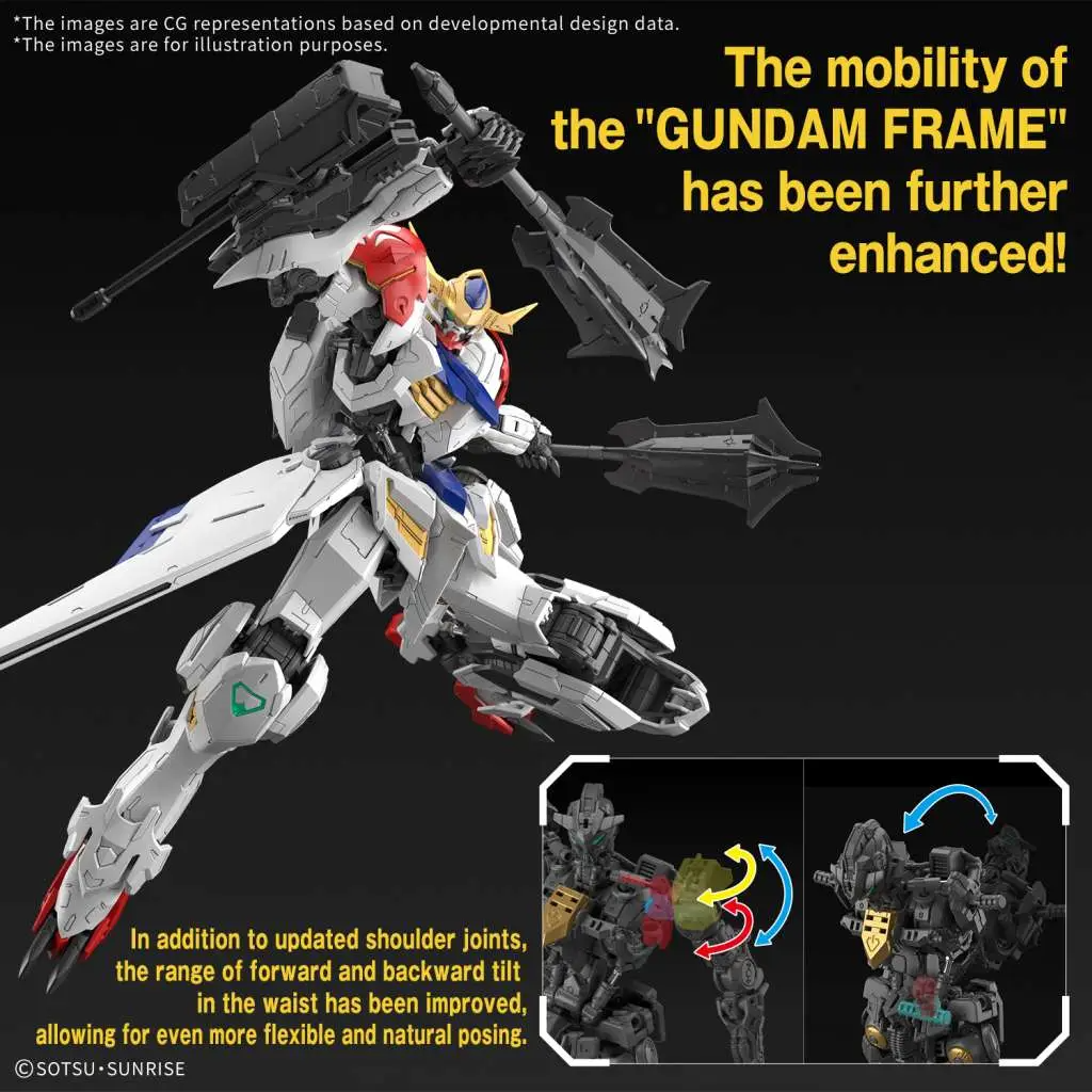 MG Gundam Barbatos Lupus 1/100 Model Kit - Image 3