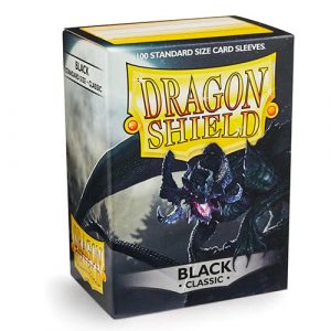 Dragon Shield - Classic Standard Size Sleeves 100pk - Black