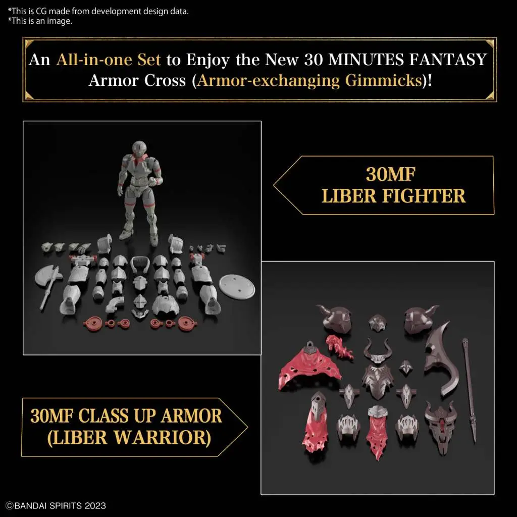 30MF Liber Warrior Model Kit - Image 3