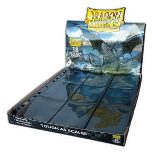 Dragon Shield - 18-Pocket Binder Pages Sideloading 50pk - Clear