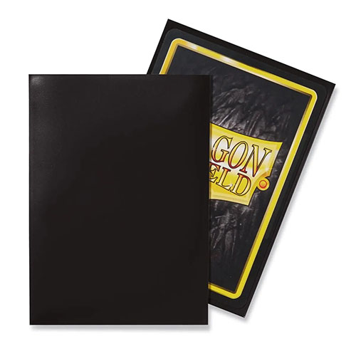 Dragon Shield - Classic Standard Size Sleeves 100pk - Black - Image 2