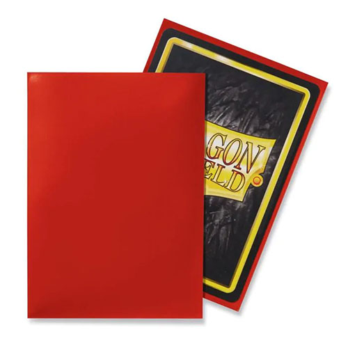 Dragon Shield - Classic Standard Size Sleeves 100pk - Crimson - Image 2