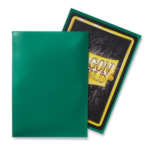 Dragon Shield - Classic Standard Size Sleeves 100pk - Green - Image 2