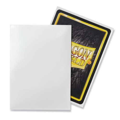 Dragon Shield - Classic Standard Size Sleeves 100pk - White - Image 2