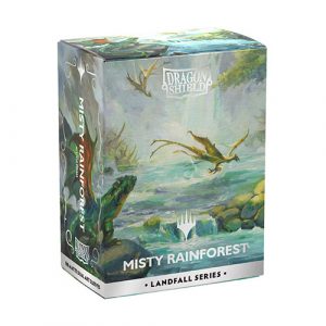 Dragon Shield - Dual Matte Art Standard Size Sleeves 100pk - Magic: The Gathering Landfall Series Misty Rain