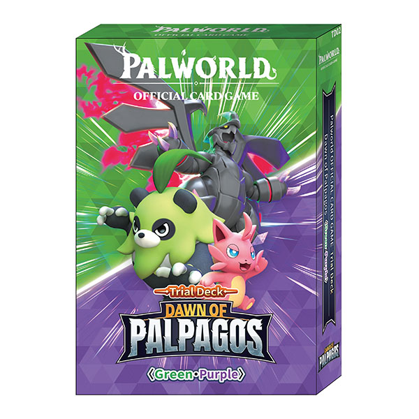 Palworld OFFICIAL CARD GAME - Dawn of Palpagos Green - Purple
