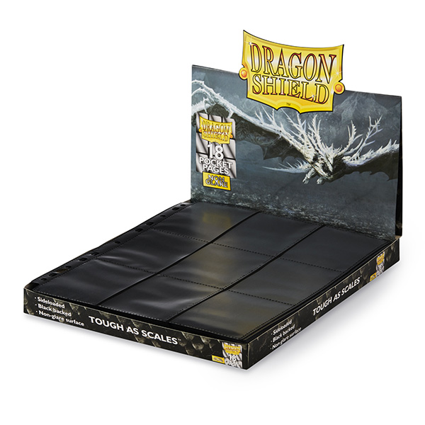 Dragon Shield - 18-Pocket Binder Pages Sideloading 50pk - Non-Glare
