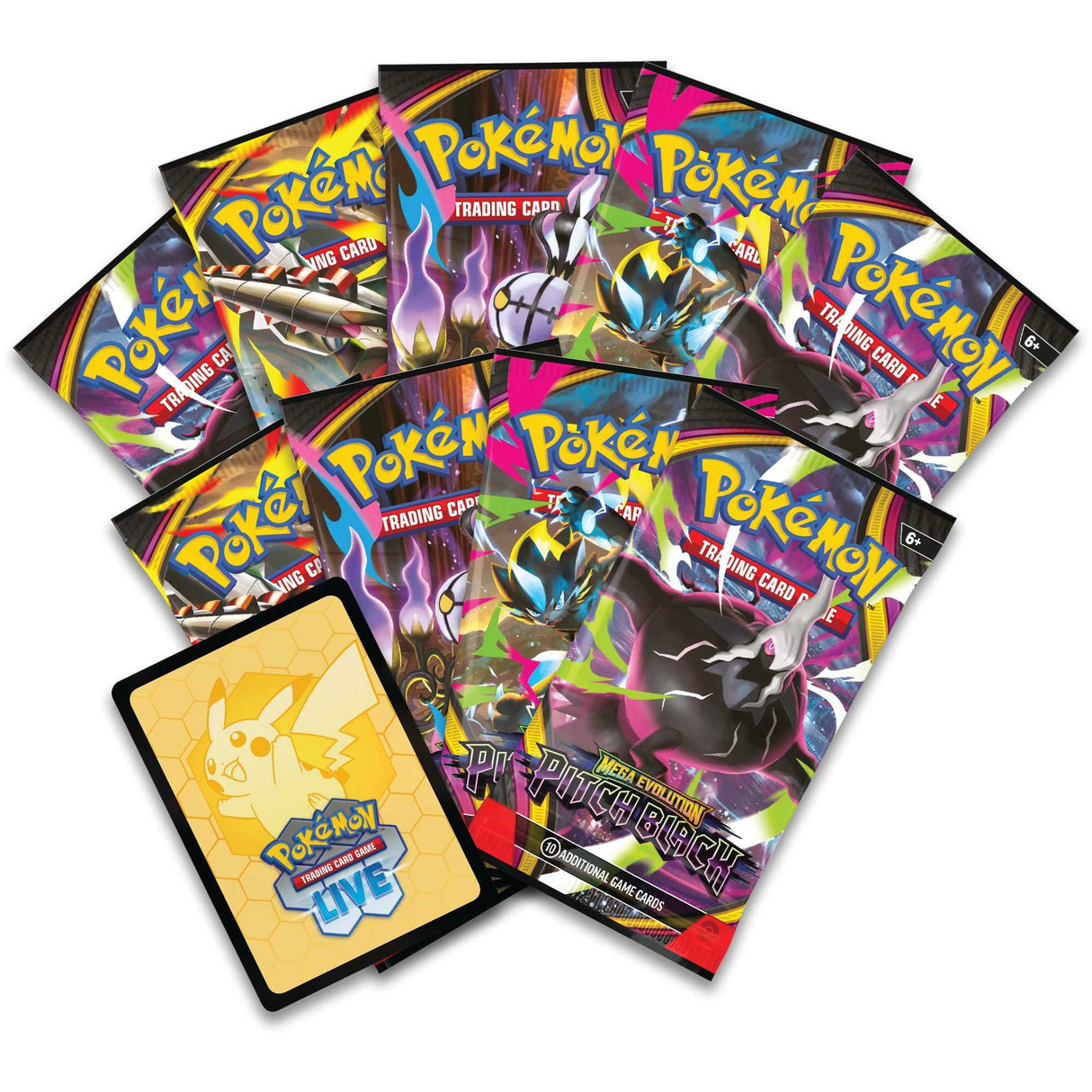 Pokémon TCG: Mega Evolution Pitch Black - Elite Trainer Box - Image 4