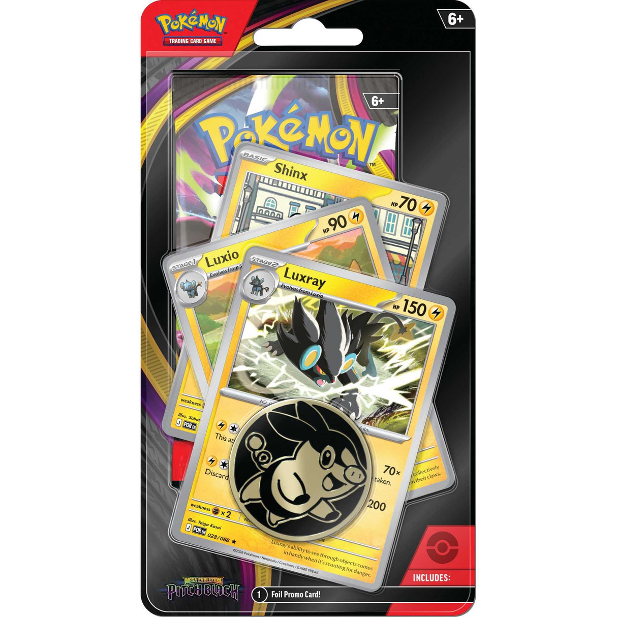 Pokémon TCG: Mega Evolution Pitch Black - Premium Checklane - Image 3